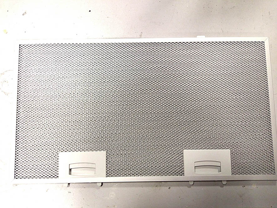 Жировой фильтр для вытяжки 420х230х8 мм 2 замка